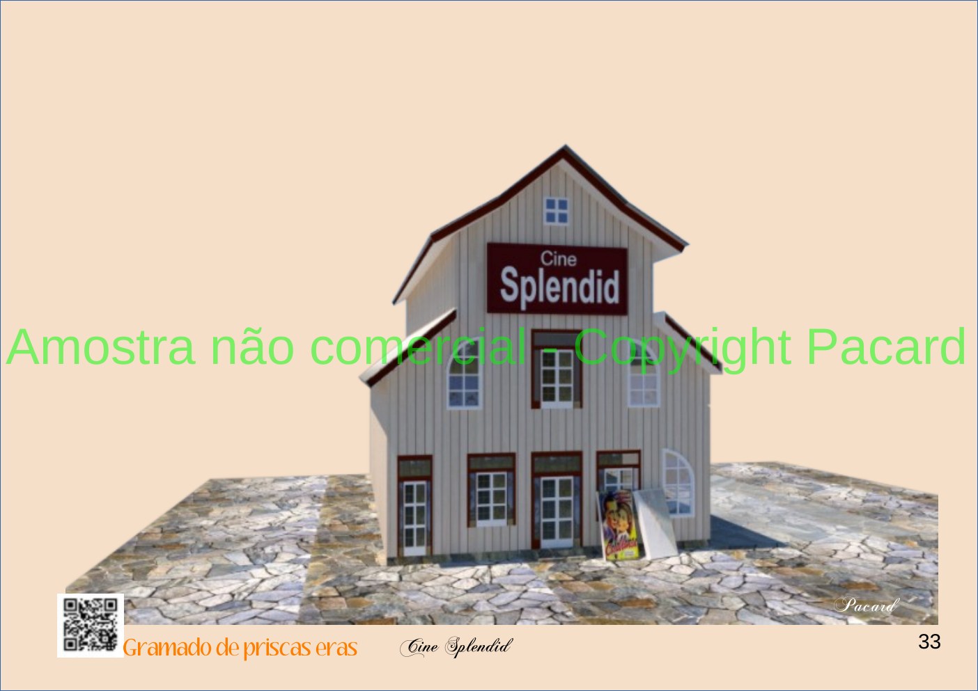 Reconstrução em 3D do antigo Cine Splendid de Gramado